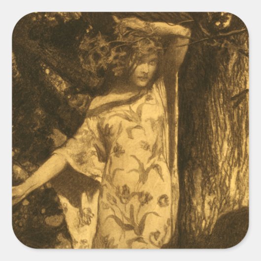 De Moonlight Guardians of the Night Vierkante Sticker (Voorkant)