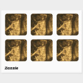 De Moonlight Guardians of the Night Vierkante Sticker (Vel)