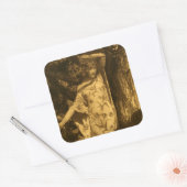 De Moonlight Guardians of the Night Vierkante Sticker (Envelop)