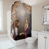 De moordaanslag op de vermoeide maagd Angels Douchegordijn (In situ)