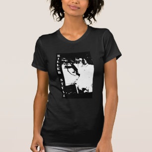 De moordenaar voor de dames... over donker t-shirt