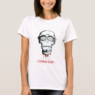 De moordenaarsbovenkant van de zombie t-shirt