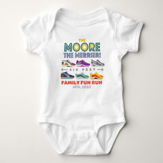 De Moore the Merrier ~ Family Fun run Romper (Voorkant)
