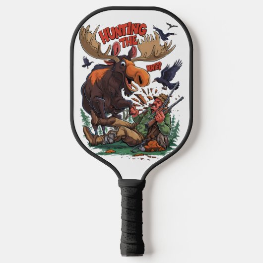 De Moose en de Jager Pickleball Paddle (Voorkant)
