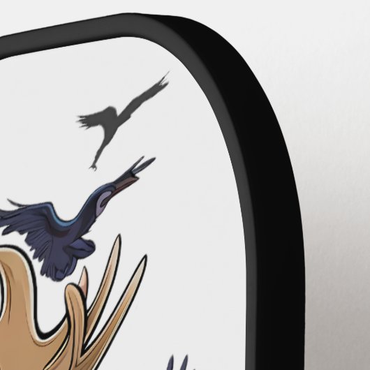 De Moose en de Jager Pickleball Paddle (Links Detail)