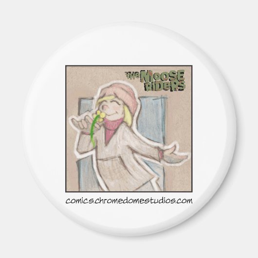 De Moose Riders Lola magnet Magneet (Voorkant)