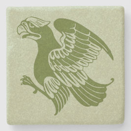 De Morgan's Eagle Marble Stone Onderzetter