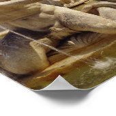 De Moro-fontein Poster (Hoek)