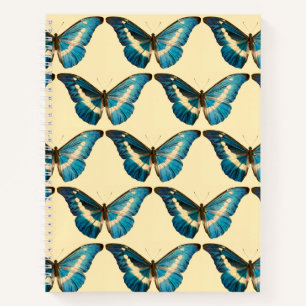 De morpho Butterfly Hardcover Spiral Sketchbook Notitieboek