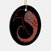 De Morrigan Raven Celtic Ornament (Rechts)