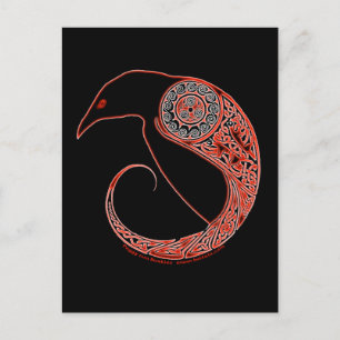 De Morrigan Raven Keltische briefkaarten