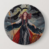 De Morrigan Ronde Button 4,0 Cm (Voorkant)