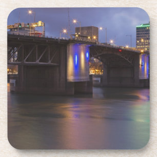 De Morrison-brug over de Willamette-rivier Bier Onderzetter