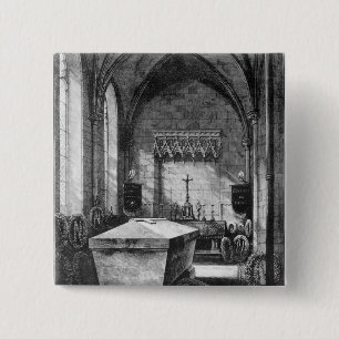 De mortuaire kapel bij de kerk van St. Mary Vierkante Button 5,1 Cm