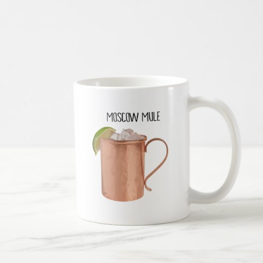 De Moscou de mule d'en cuivre de tasse poly dessin (Droite)