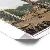 De moskee van Sultan Achmet in Constantinopel, pla Poster (Hoek)