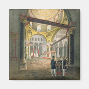 De Mosque El Aksa uit de "Souvenirs of Jeruzalem", Magneet