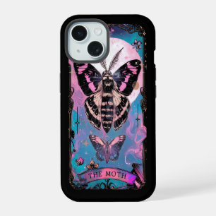 De Moth Tarot Kaart Witchy Vibes iPhone case 15 Hoesje