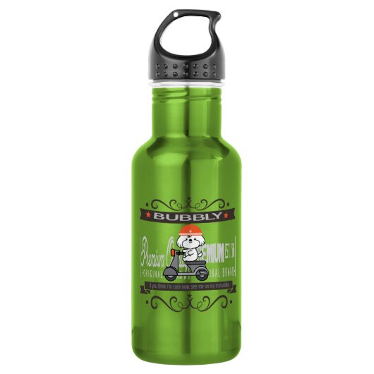 De motorfiets van Bubble Waterfles (Voorkant)