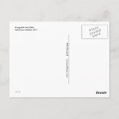 De Motorfiets van de voorhoede Briefkaart (Achterkant)