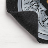 De motorhouder, ogen van het universum muismat (Hoek)