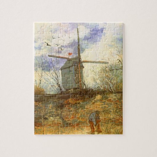 De Moulin Galette van Vincent van Gogh, Molens Legpuzzel (Verticaal)