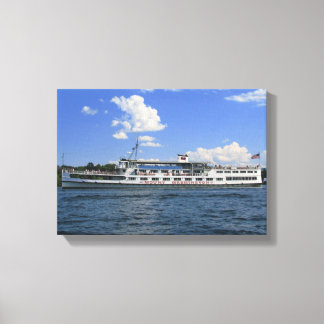De Mount Washington op Lake Winnipesaukee Canvas