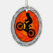 DE MOUNTAIN BIKERS KERAMISCH ORNAMENT (Rechts)