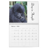 De Mountain Gorilla in Close / No US Feestdagen Kalender (Feb 2026)