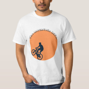 De mountainbike. t-shirt