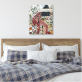 De mughal keizer Babur Canvas Afdruk (Insitu (Slaapkamer))