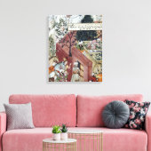 De mughal keizer Babur Canvas Afdruk (Insitu (Woonkamer))