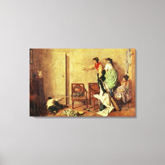 De muis canvas afdruk (Voorkant)