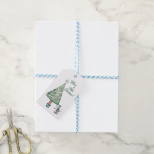 De muis en de Kerstboom "hebben Kerstmis van Cadeaulabel