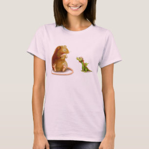 De muis en het T-shirt voor het gemeenschappelijk 