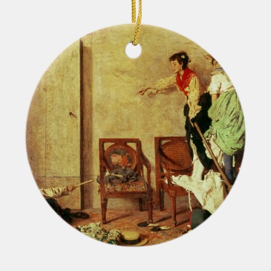 De muis keramisch ornament (Voorkant)
