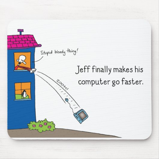 De muis van de Odd Squad Computer Mouse Mat Muismat (Voorkant)