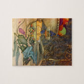 De muis van de stad en de landmuis legpuzzel (Horizontaal)