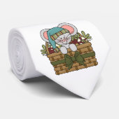 De Muis van Kerstmis in Mand Stropdas (Opgerold)