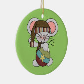 De Muis van Kerstmis met Ornament (Rechts)