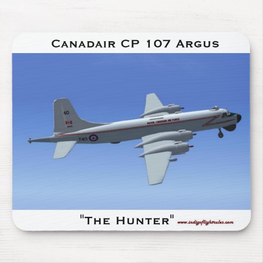 De Muismat Hunter, Canadair CP 107 Argus (Voorkant)