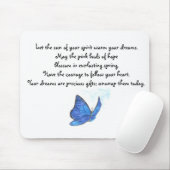 De Muismat van de Confident Butterfly (Met muis)