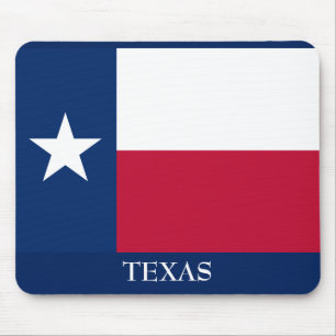 De Muismat van de Vlag van de Staat van TEXAS past