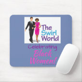 De Muismat van de Zwirl Wereld - Blauw (Met muis)