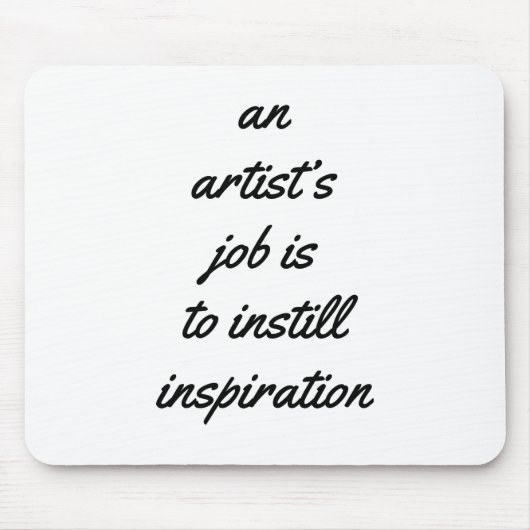 De Muismat van een artiest (Voorkant)