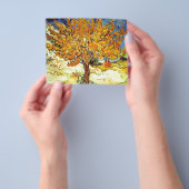 De Mulberry Boom, Vincent van Gogh.  kunst Flyer (Hand)