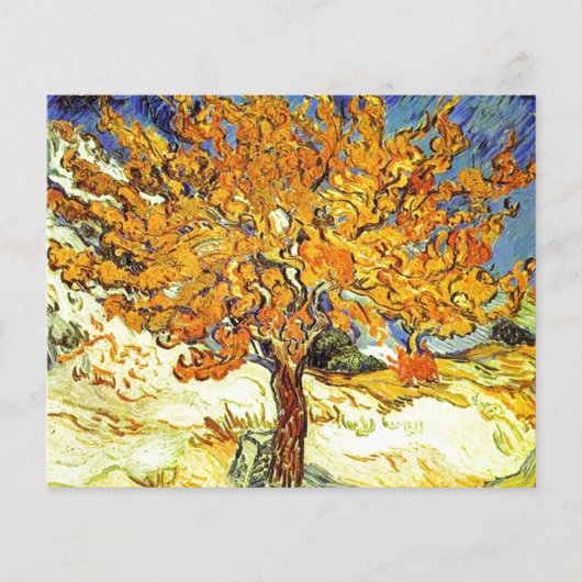 De Mulberry Boom, Vincent van Gogh.  kunst Flyer (Voorkant)