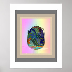 De Multi Color Jar Poster + Inzet Mat