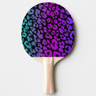 De Multi-Kleurige Luipaard Serie Ontwerp 1 Tafeltennisbatje