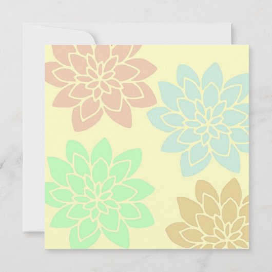 De multi Uitnodiging van de Verjaardag van de (Achterkant)